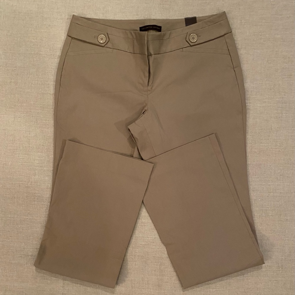 The Limited Tan Boot Cut Pants